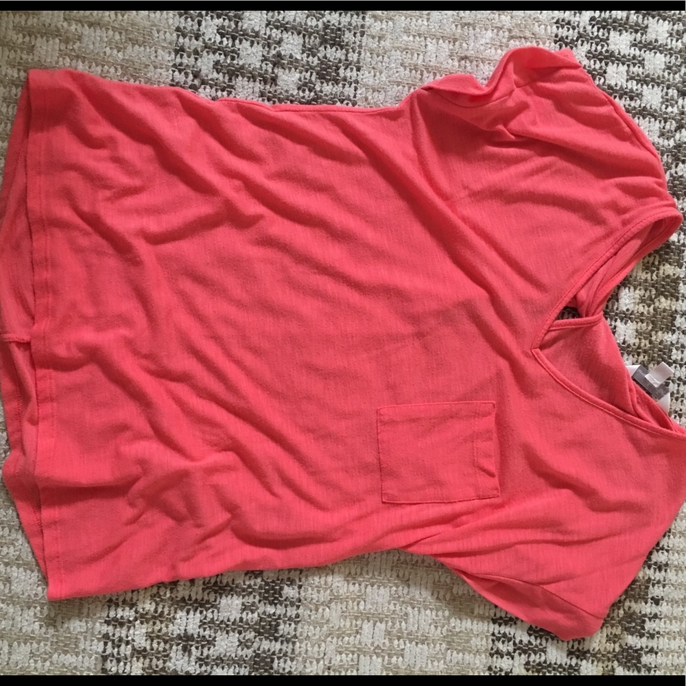 Charming Charlie’s pink/coral shirt